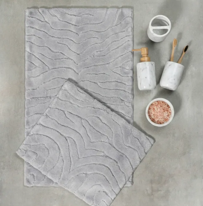 Zebi Pamuk Paspas Seti / Açık Gri - 1